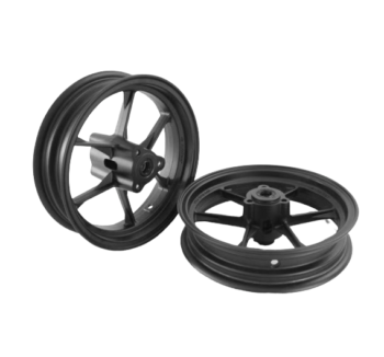 LLANTAS ULTRALIGERAS 3 TALADROS NEGRAS
