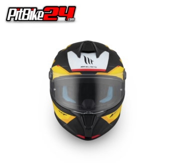 CASCO MT HELMETS FF106B TARGO S KAY AMARILLO MATE-NEGRO