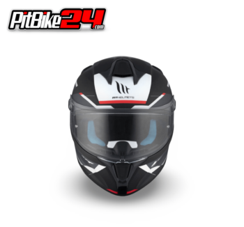 CASCO MT HELMETS FF106B TARGO S KAY NEGRO MATE-BLANCO
