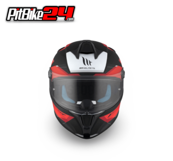 CASCO MT HELMETS FF106B TARGO S KAY ROJO MATE-NEGRO