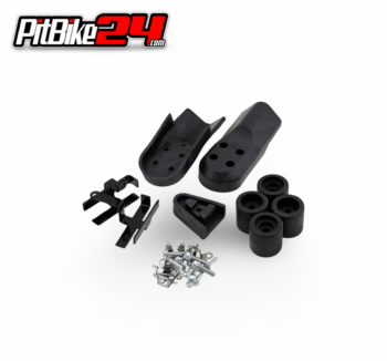 KIT PROTECTORES DE ESTRIBOS DE TEFLÓN Y RUEDA PITBIKE SUPERMOTARD