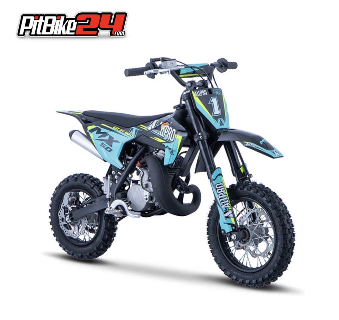PITBIKE INFANTIL MINICROSS 50CC MX 2T AC LLANTA 12/10 ALLPRO