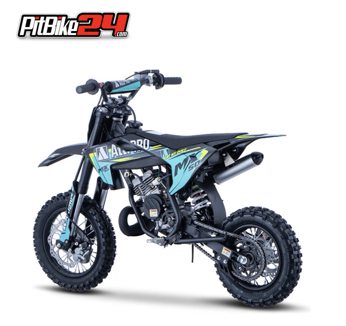 PITBIKE INFANTIL MINICROSS 50CC MX 2T AC LLANTA 12/10 ALLPRO - Imagen 4