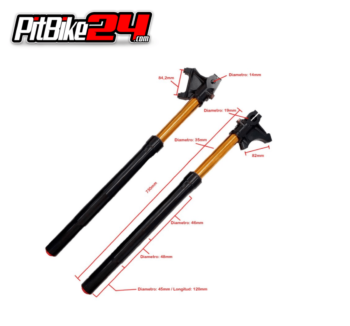 HORQUILLAS RADIAL REGULABLES 730mm MIR RACING
