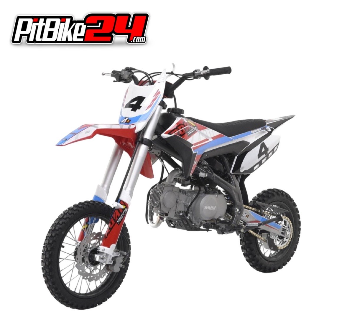 PIT BIKE 125CC 14/12 APOLLO THUNDER CON 4 MARCHAS (2024).
