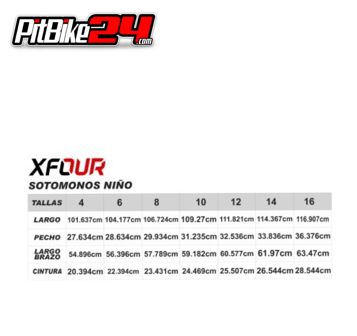 SOTOMONO XFOUR PRO NIÑO (1 pieza)