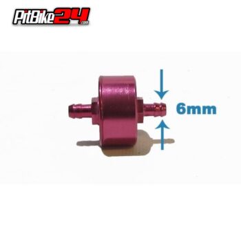 FILTRO GASOLINA ALUMINIO CNC 6MM